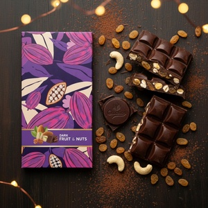 Waterproof 3 Side <b>Seal</b> Back <b>Seal</b> Heat <b>Seal</b> Chocolate Bar Pillow Packaging <b>Bags</b> Food Grade - Product Image 2