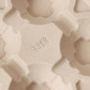 ที่ใส่กระดาษแตงโมแบบใช้แล้วทิ้งถาดเยื่อแบบกดแห้งย่อยสลายได้ - Product Image 3