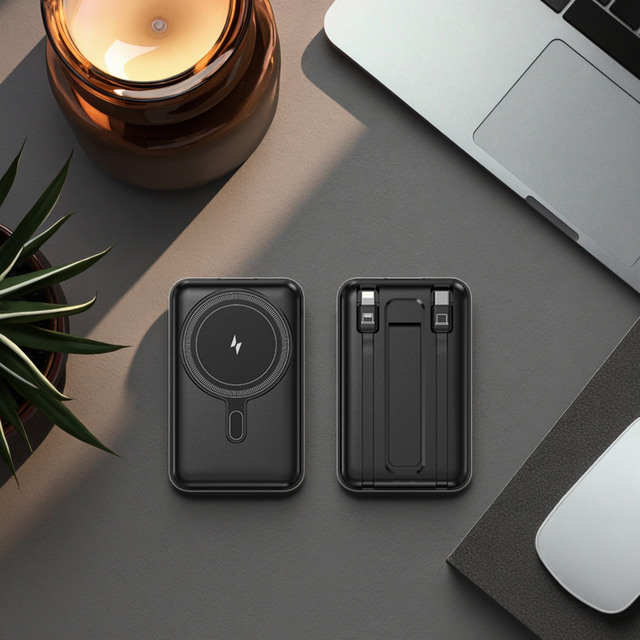 Trending 2026 OEM/ODM Newest 10000mAh Mini Portable Power Bank 15W Fast Charging Wireless Magnetic Power Bank for Iphone
