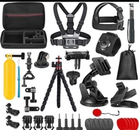 Kit d'accessoires universel pour caméra d'action avec support magnétique à dégagement rapide pour DJI Osmo 360, ensemble d'équipement POV pour le cyclisme, la plongée et la conduite