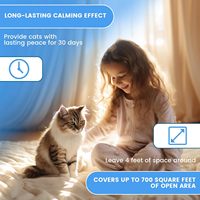 Chanson EU-Stecker Umweltfreundlicher ABS Katzen-Pheromon-Diffusor Set Sicherer Premium Beruhigungsmittel für Haustiere zum Chinesischen Neujahr und Weihnachten