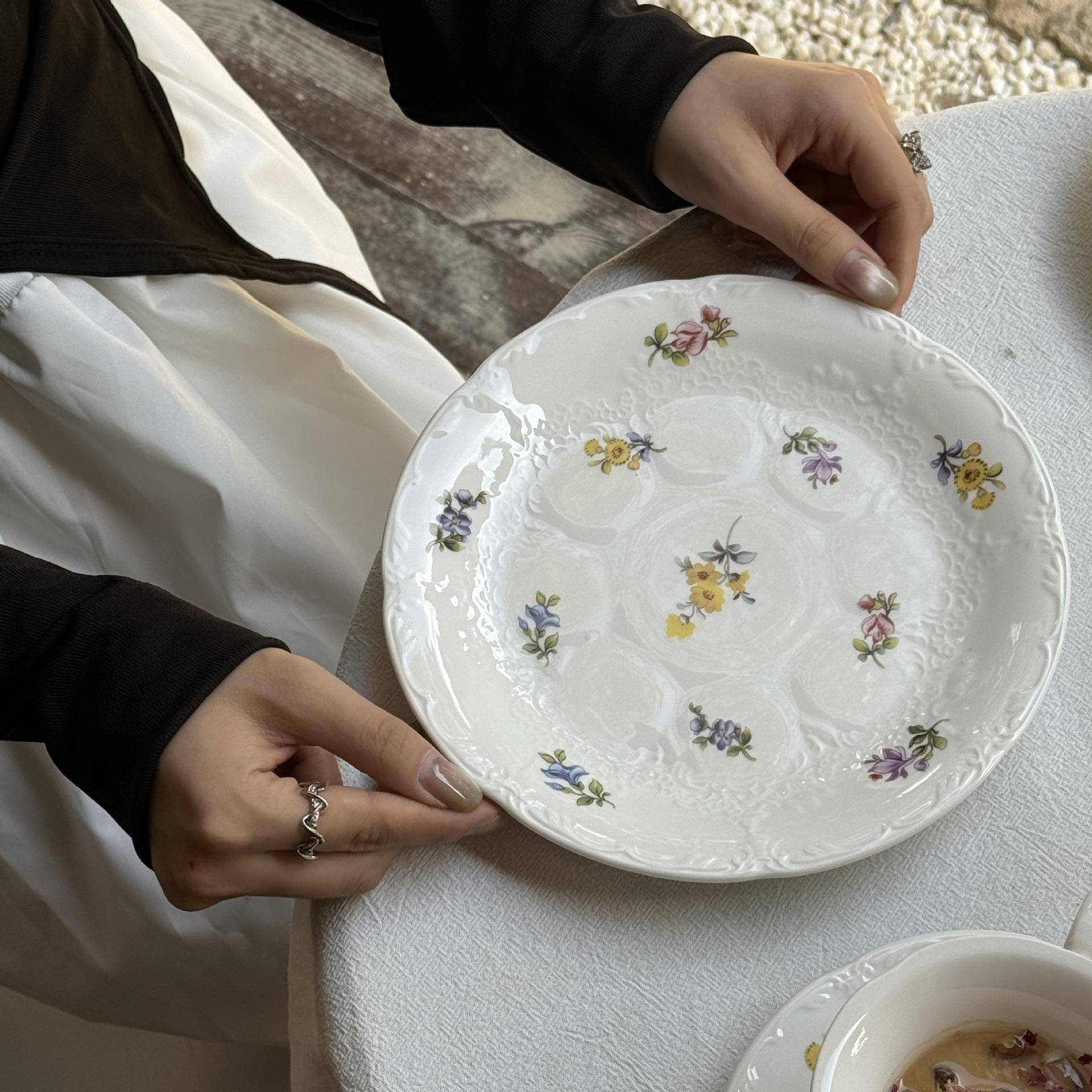 Plaque plate de 8 pouces