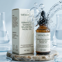 Sérum Huile Éclat Barrière Cutanée à l'Algues Fermentées Non Comédogène Liquide Clarifiant les Pores Hydratant pour le Visage Kit Personnalisé Fournisseur