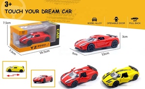 Coche Deportivo de Juguete de Aleación Fundida a Presión 1:36, Modelo de Vehículo de Retroceso para Niños con Apertura de Puertas Simulada - Product Image 3