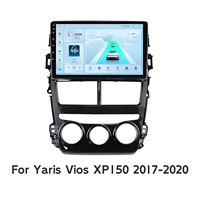 Autoradio 10 pouces pour Toyota Yaris Vios XP150 2017 - 2020 Lecteur stéréo de voiture Android CarPlay sans fil Écran tactile automatique