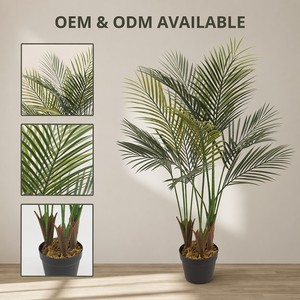 Palmera Areca Artificial de 100cm y 180cm al por Mayor, con Hojas y Tronco Realistas de PE, Planta Falsa en Maceta para Venta al por Menor en Centros de Jardinería - Product Image 2