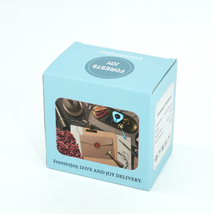 Boîte d'emballage carrée en carton bleu personnalisée pour kit de raviolis, fournisseur direct d'usine pour ensemble d'équipements de fabrication alimentaire en gros - Product Image 2