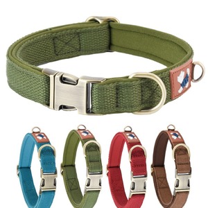 Adjustable <b>Dog</b> <b>Collar</b> Webbing Lining Small Medium Size Pet <b>Collar</b> For <b>Dogs</b> - Product Image 1
