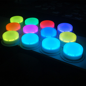 PE Quay Sạc Vase Led Cơ Sở Ánh Sáng Với Pin Ánh Sáng Đơn Vị Bóng Đèn Để Thay Thế Đồ Nội Thất - Product Image 2