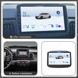 Vente d'usine pour <span class=keywords><strong>FIAT</strong></span> MOBI 2016-2022 autoradio noir mat cadre 9 pouces <span class=keywords><strong>voiture</strong></span> lecteur Dvd cadre sans fil <span class=keywords><strong>voiture</strong></span> accessoires panneau - Product Image 4