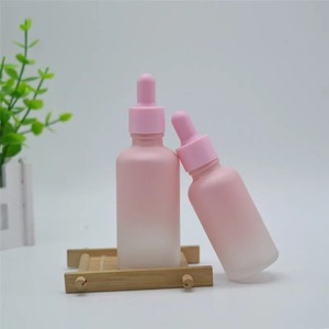 Frascos Cuentagotas de Vidrio Rosa de <span class=keywords><strong>5</strong></span>, 10, 20, 30, 50 y 100 ml, Viales con Pipeta para Aceites Esenciales, Perfumes, Sueros, Aromaterapia y Envases Cosméticos - Product Image 4