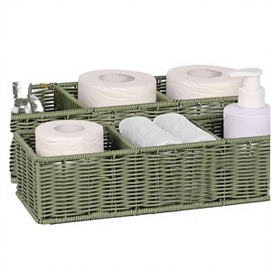 Panier à bière carré moderne en plastique avec 4 poignées latérales, écologique et étanche, pour bouteilles - Product Image 3