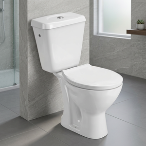 Aqua <b>Pan</b> Two Piece WC Porcelain Water Closet Dual Flush Concealed <b>Cistern</b> Washdown Floor Mounted <b>Toilet</b> - Product Image 4