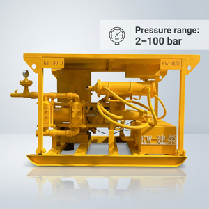 Bomba de lechada hidráulica, bomba de lechada con salida y presión ajustables, mezcladora de hormigón para ingeniería de construcción - Product Image 1
