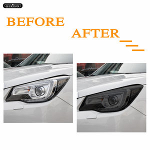 Película de tinte para faros de coche, pegatina protectora de luz TPU, color negro ahumado, accesorios para Subaru Forster BRZ <span class=keywords><strong>Outback</strong></span> Legacy Impreza, 2 uds. - Product Image 2