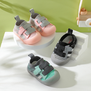 Zapatillas de Tobillo para Bebés, Niños y Niñas, de Verano, Transpirables, con Suela Antideslizante de TPR, Planas, para Interiores, con Cierre de Velcro, Diseño de Dibujos Animados, Suministro de Fábrica - Product Image 2