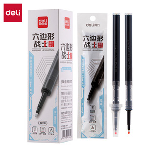 Deli Warrior Hexagonal <b>Pen</b> <b>Refill</b> 0.5Mm Black ST Tip Office School Use - Product Image 1