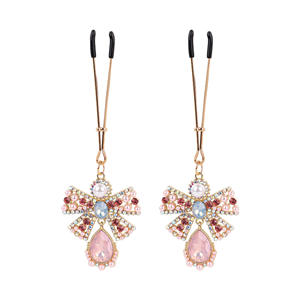 हाई एंड फैशन अपील तितली कर्षण कॉलर निप्पल क्लिप बंधन महिला गुलामों को वैकल्पिक सेक्स खिलौने सिखाती हैं - Product Image 1