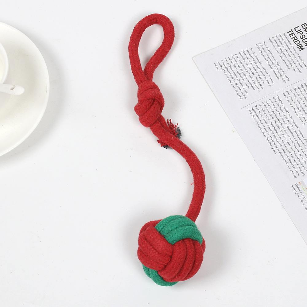 Red and green hand-pulled ball 30*6*6cm 60g