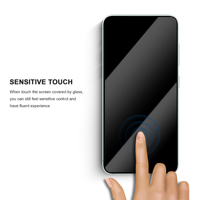 Protection d'écran en verre trempé 9H 2.5D à couverture intégrale avec impression soyeuse pour Honor 600 Lite / Honor 400 / Honor 200 Pro