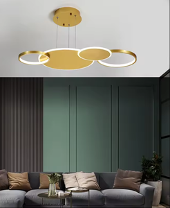 Zeal Lighting tubo de vidrio nórdico bola colgante luces accesorios moderno LED colgar para sala de estar - Product Image 2