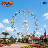 Grande Roue de 30m Passionnante pour Parc d'Attractions, Grande Roue Métallique d'Extérieur pour Fête Foraine, Direct Usine