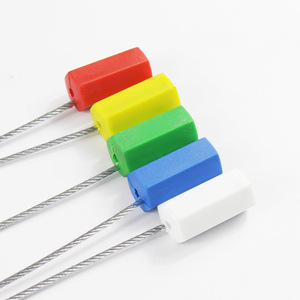 ซีลลวดเหล็กชุบสังกะสี ฉีดขึ้นรูปด้วยพลาสติก ABS ป้องกันการสูญหาย เกรดสำหรับอาหาร ใช้สำหรับตู้คอนเทนเนอร์ รถบรรทุก รถบรรทุกน้ำมัน และการใช้งานทางทะเล - Product Image 1