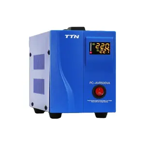 Régulateur de stabilisateur de tension CA automatique monophasé de TTN 500va 800va 1kva 1.5kva 2kva régulateurs/stabilisateurs de tension