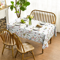 Nappe rectangulaire de printemps de 60*84 pouces, nappe saisonnière lavable en forme de papillon pour décor de pique-nique et de dîner