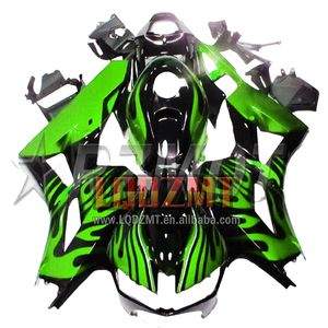 Corps d'injection pour HONDA <span class=keywords><strong>CBR</strong></span> 600CC 600RR <span class=keywords><strong>600</strong></span> F5 13 14 15 16 97LQ.89 CBR600 <span class=keywords><strong>RR</strong></span> CBR600RR 2017 Flammes vertes <span class=keywords><strong>2018</strong></span> 2019 2020 Carénage - Product Image 1