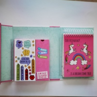 Vente en gros personnalisable carnet de croquis à spirale pour enfants, carnet de notes, kit de papeterie cadeau