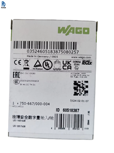 Module de sécurité contre les défauts 750-667/000-004, module de contrôleur logique programmable, module de contrôle d'automatisation industrielle, module de relais de sécurité - Product Image 1