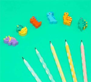Borrador de Goma con Forma de Dinosaurio, Creativo, Promocional, con Logotipo Personalizado, Regalo para Estudiantes, Mini Dibujo Animado, Bonito, Material Escolar - Product Image 4