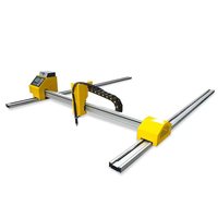 Máquina de Corte por Plasma y Llama Económica para Láminas Metálicas, Motor Paso a Paso, Potencia de Plasma de 60A-200A, Área de Trabajo de 1500x3000mm