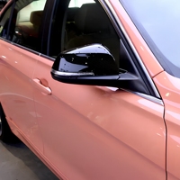 Film Vinyle de Recouvrement pour Voiture PET PVC TPU Super Brillant Rose Pâle Effet Cristal 1.52x18M/5x60FT Rouleau Complet Vente Directe Usine