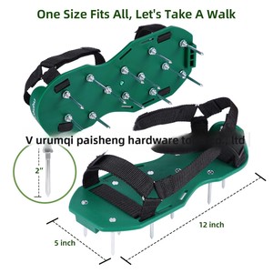 Outils de jardinage transfrontaliers : Pelle et chaussures à clous de 42 cm en polypropylène gonflable, sans installation, pour ameublir la terre et la pelouse - Product Image 5