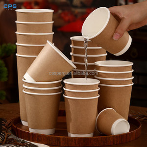 Vasos de Papel para Café de Grado Profesional, 8oz, Doble Pared, Libres de BPA, Desechables, para Suministros de Oficina y Salas de Descanso - Product Image 2
