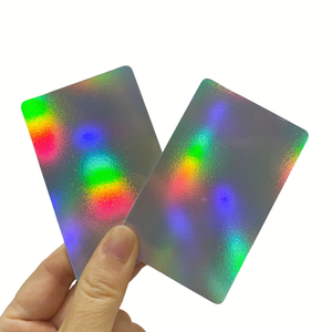 In ấn sang trọng Glossy 3D Hologram cầu vồng RFID PVC thẻ kinh doanh cán PVC CR80 sáng bóng Hologram PVC ID thẻ - Product Image 2