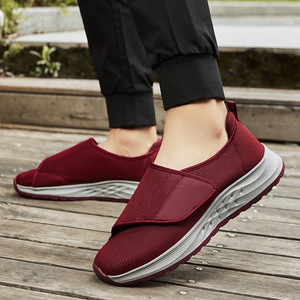 Chaussures de récupération en mesh à enfiler, amortissantes, antidérapantes, pour diabétiques, toutes saisons - Product Image 1