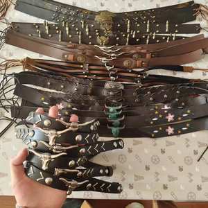 Ruban décoratif lavable A130 de 2 pouces de largeur, style ethnique rétro, accessoires pour chapeaux - Product Image 1