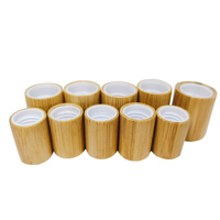 En stock, flacon à bille en bambou vide de 10 ml avec logo personnalisé, emballage en bambou pour cosmétiques