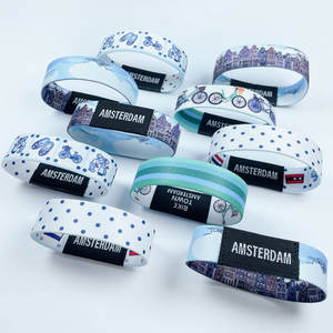 Pulsera Elástica RFID Personalizada, Pulsera Elástica Tejida con NFC RFID para Festivales, Eventos, <span class=keywords><strong>Conciertos</strong></span> y Entradas - Product Image 1