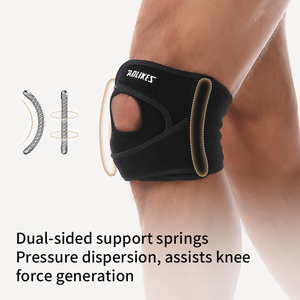 Attelle de genou de sport Aolikes, support de compression rotulien pour hommes et femmes adultes, <span class=keywords><strong>protection</strong></span> pour le basketball et le fitness en extérieur 7615 - Product Image 3