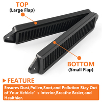 2PCS Filtres de capot de filtre à air d'habitacle pour BMW E Chassis E82 E88 E90 E91 E92 E93 X1 335i 135i 328i