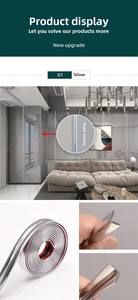 Protection d'angle flexible en PVC pour bébé, bande adhésive décorative aspect métal pour murs et tables - Product Image 6