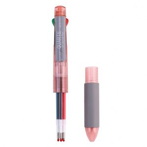 Wholesale 4-in-1 Novelty Advertising Ballpoint <b>Pen</b> <b>Multi</b>-<b>Color</b> Plastic Ball <b>Pen</b> with Custom Logo for Office & Business Promotion - Product Image 3