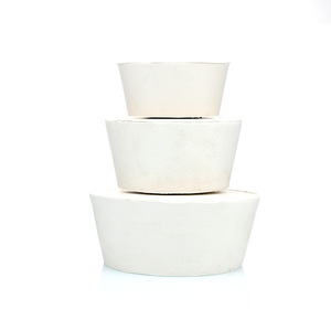 Tapones de goma para frascos de laboratorio, color blanco sólido, tamaños 000 a 23, tapones de sellado, tapones de drenaje - Product Image 2