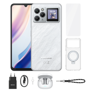 Smartphone DOOGEE M30 Pro édition VIP, écran HD+ 6,88 pouces 120 Hz 720*1640, 8+256 Go, UNISOC T7280, appareil photo arrière 64 MP, NFC, 8000 mAh, 33 W, Android 16 - Product Image 4