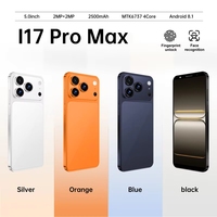 Téléphone mobile intelligent I17 Pro avec double carte SIM, système Android, 4G, WiFi, GPS, Google Smartphone