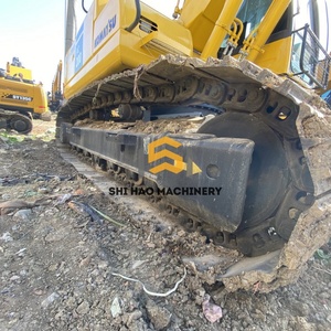 เครื่องจักรขุดดินมือสอง ไม่ต้องผ่านการตรวจสอบความปลอดภัย รถขุดไฮดรอลิกแบบตีนตะขาบ โคมัตสึ PC200 ขนาด 20 ตัน พร้อมหัวขุดหลัง - Product Image 6